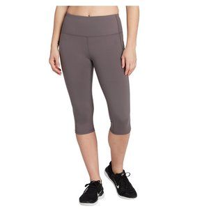 NWT DSG Women's Performance High Rise Crop Capri Leggings Small Gray $40 4HL3